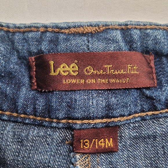 Y2K Lee Denim Embroidered Skort Women's Size 14M - Picture 7 of 9